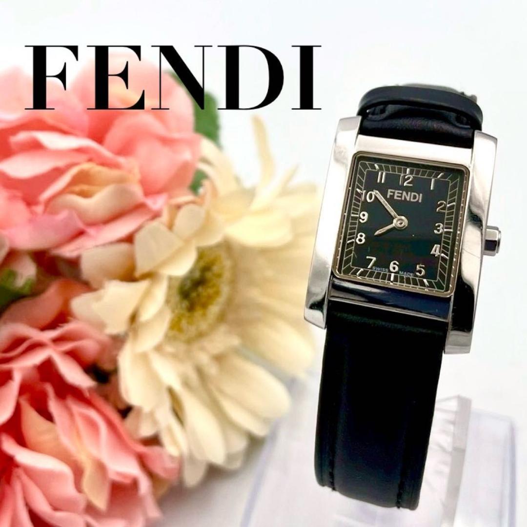 512 新品電池 FENDI 7000L 腕時計 クォーツ スクエア オロロジ - メルカリ