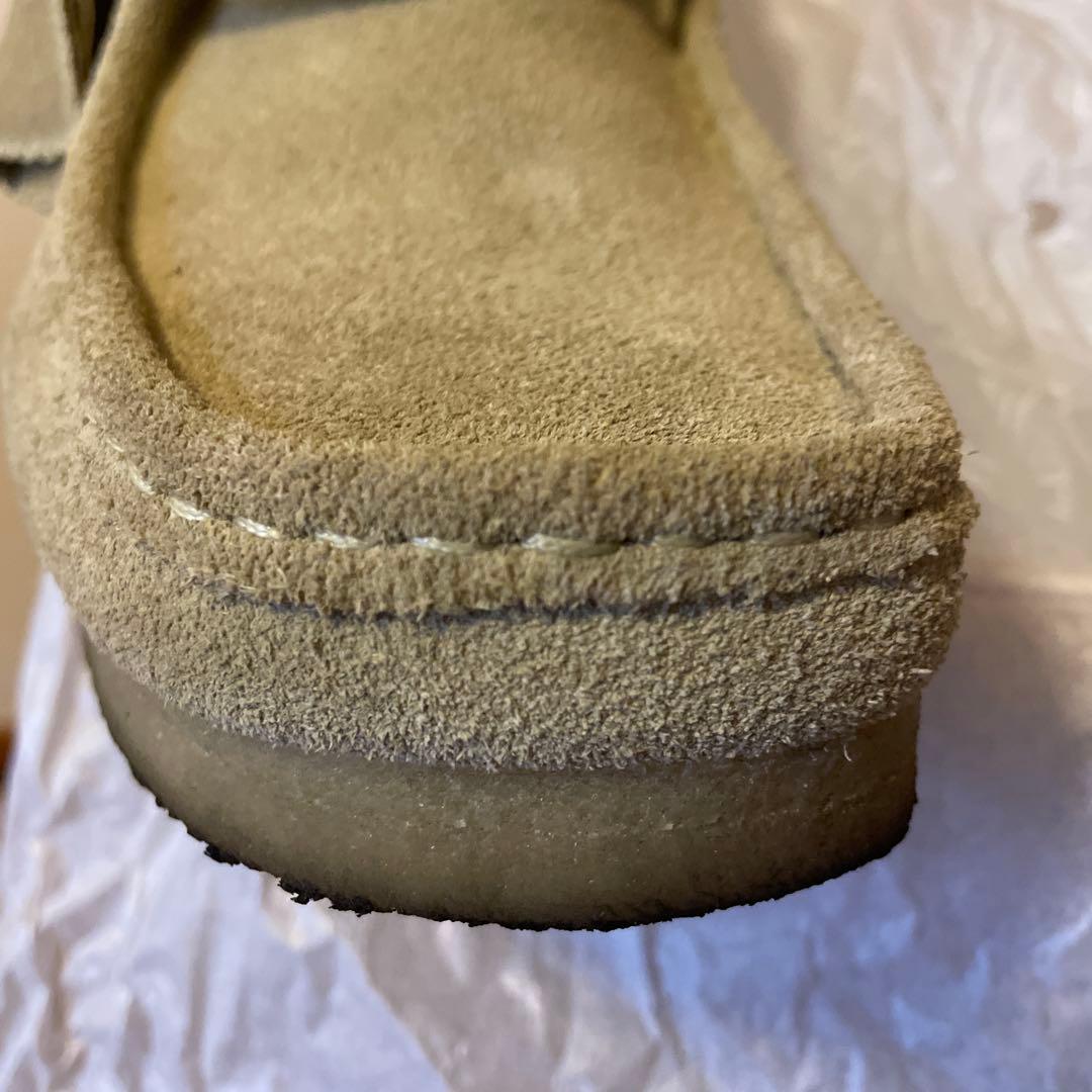 美品CLARKS ベージュ スエード カジュアルシューズ