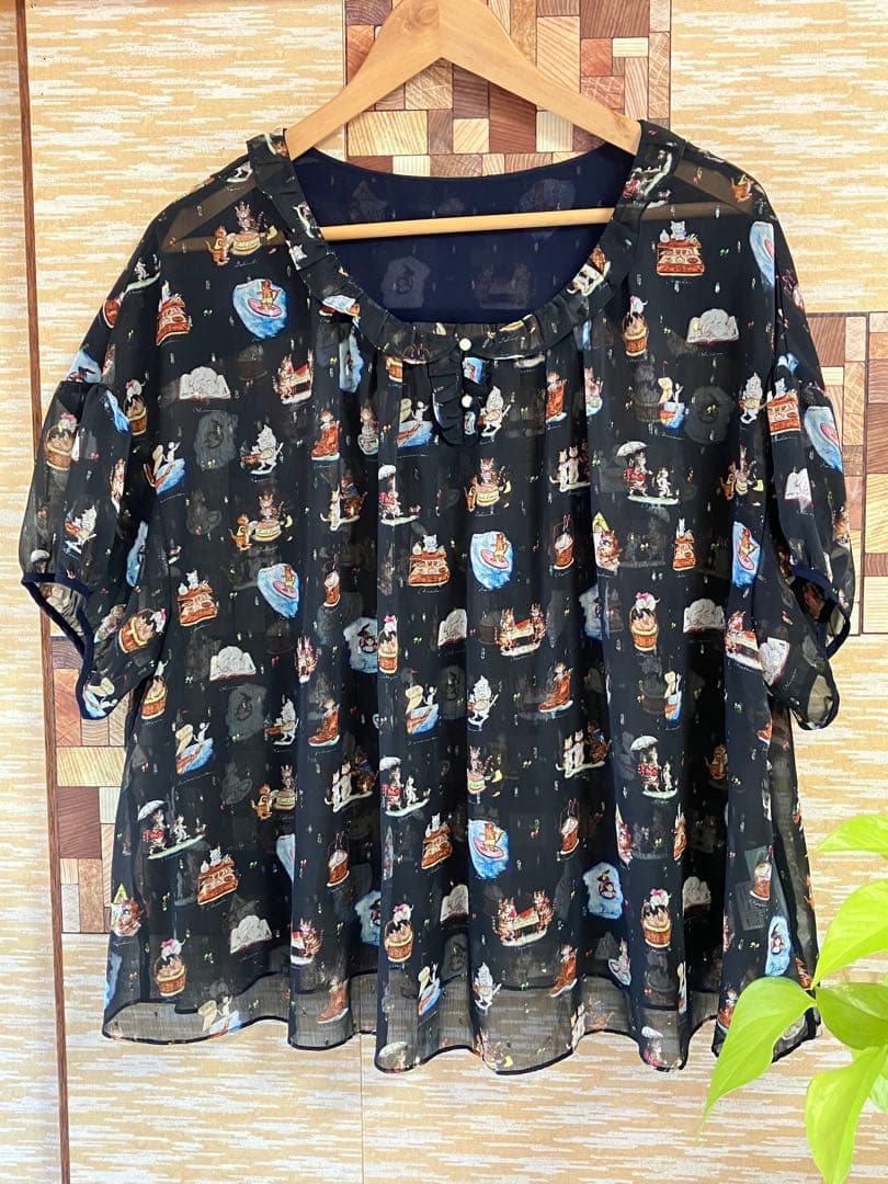 フランシュリッペ　なつやすみ　3L FL5 半袖ブラウス フランシュリッペ なつやすみ 3L FL5 半袖ブラウス - メルカリ