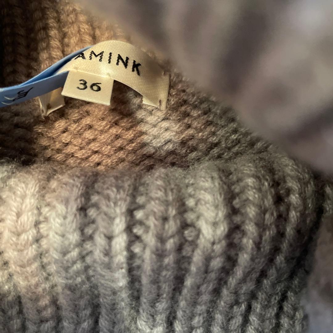 本日17時迄限定価格ブラミンク タートルニット カシミヤ100