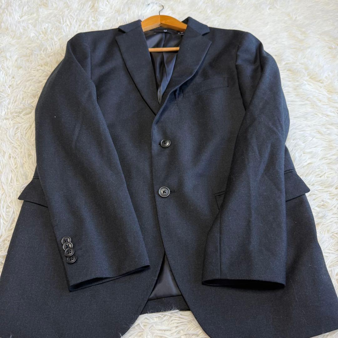 【ユニクロ＋j】即完売品 セットアップ スーツ グレー Mサイズ メンズ