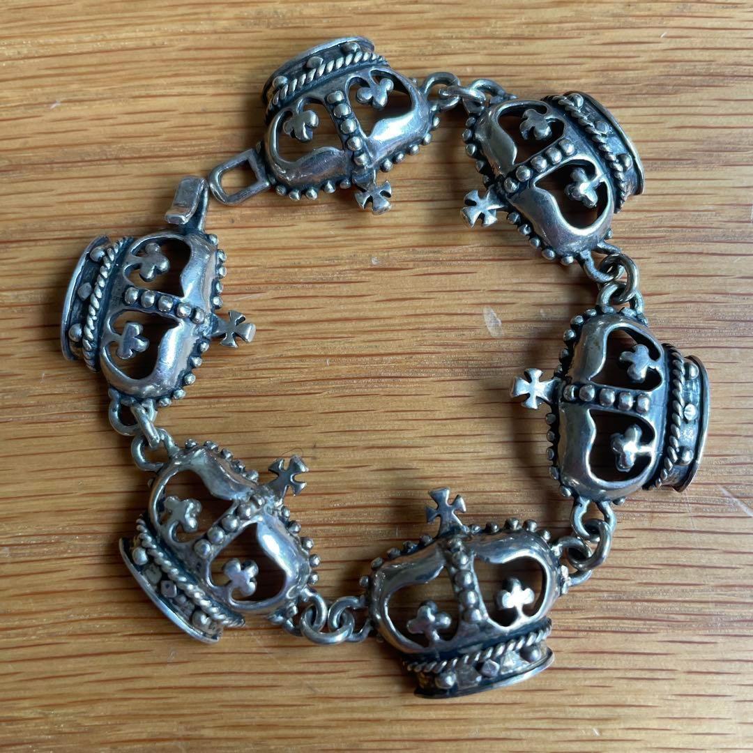 ロイヤルオーダー ORDERクラウン王冠ブレスレットシルバー廃盤