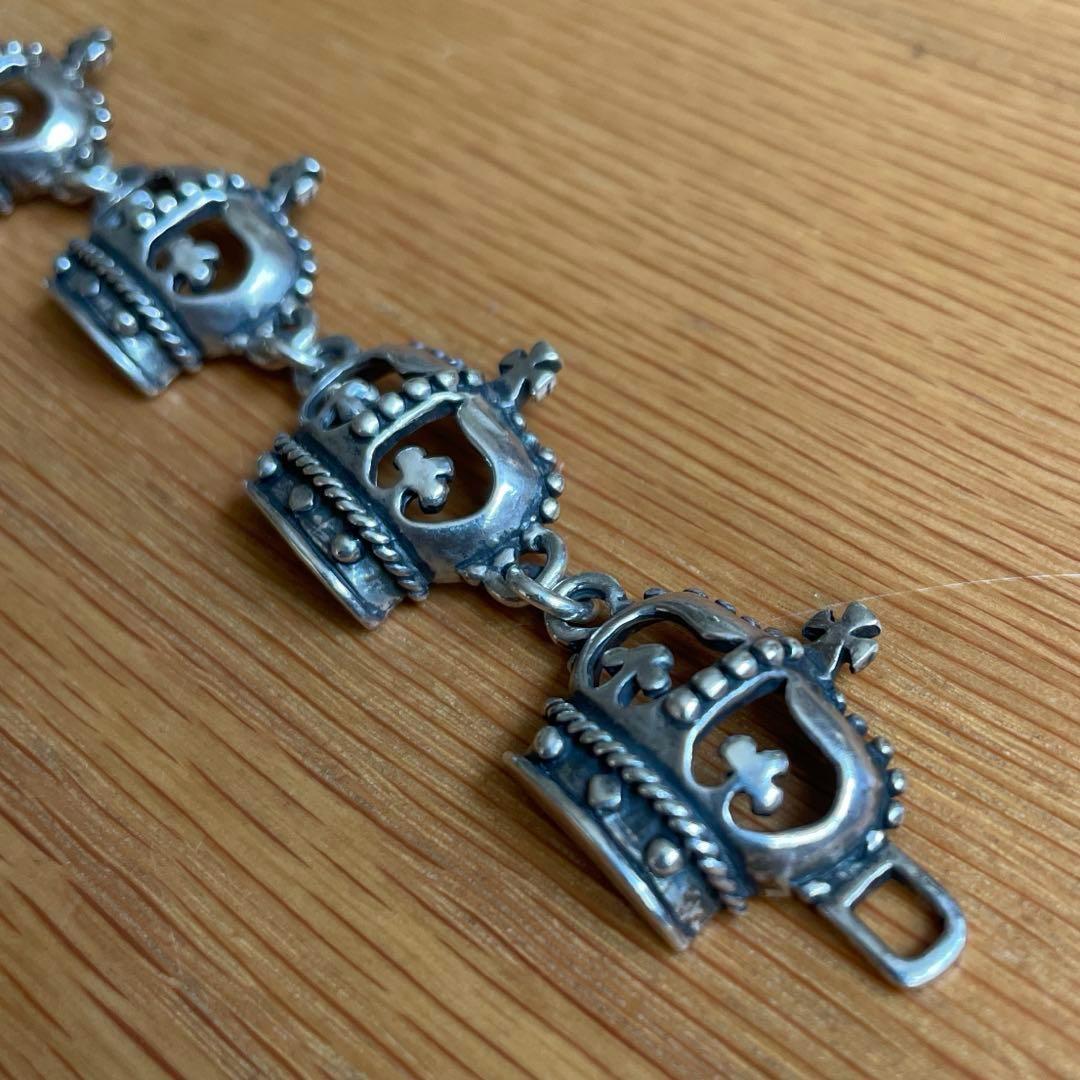 ロイヤルオーダー ORDERクラウン王冠ブレスレットシルバー廃盤