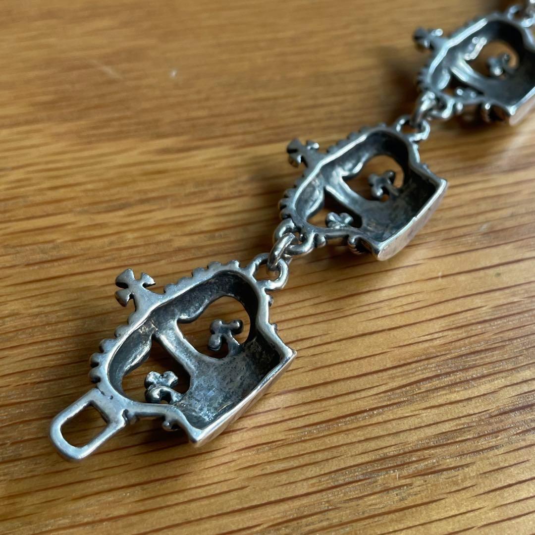 ロイヤルオーダー ORDERクラウン王冠ブレスレットシルバー廃盤