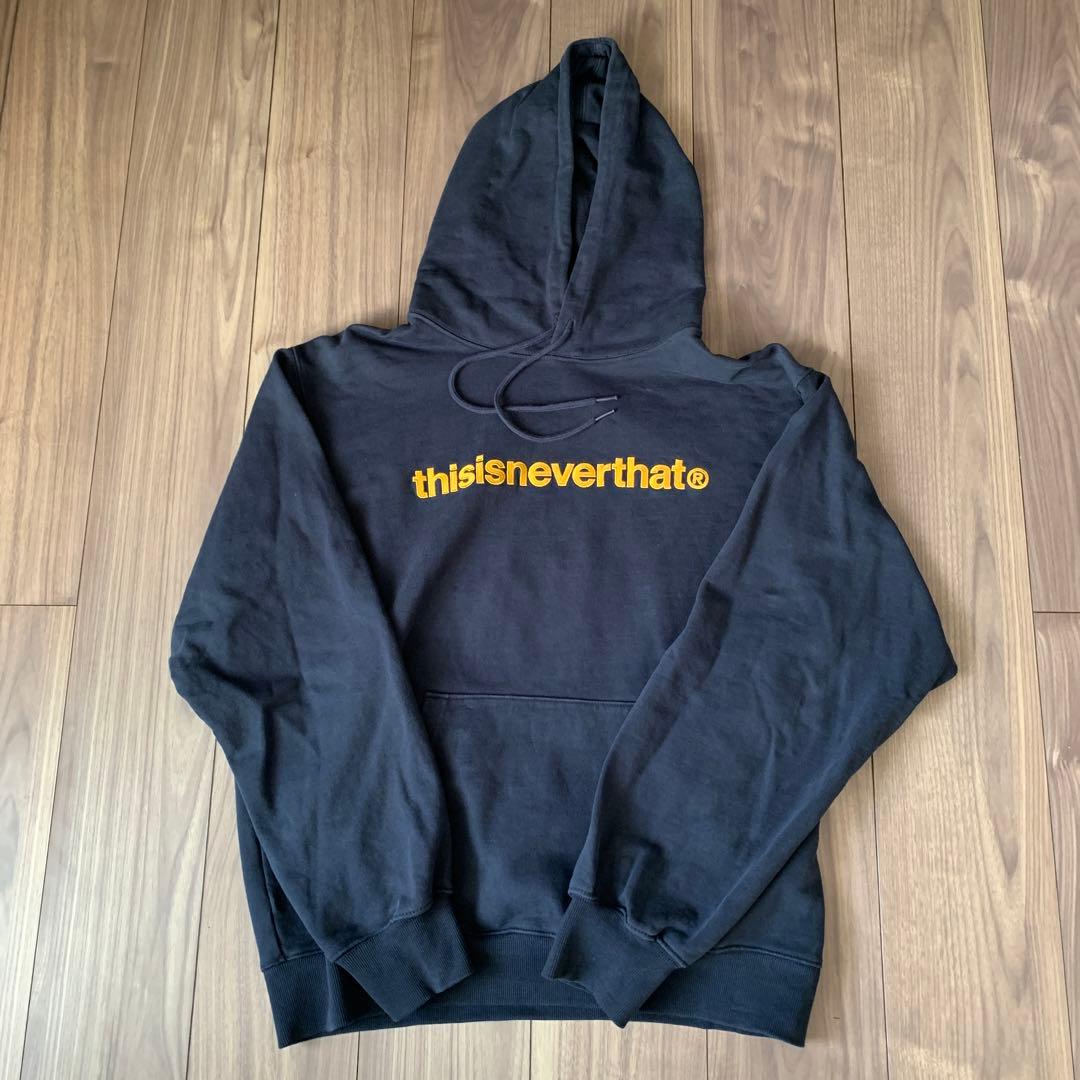 thisisneverthat パーカー ネイビー Lサイズ タグ、袋付き - メルカリ