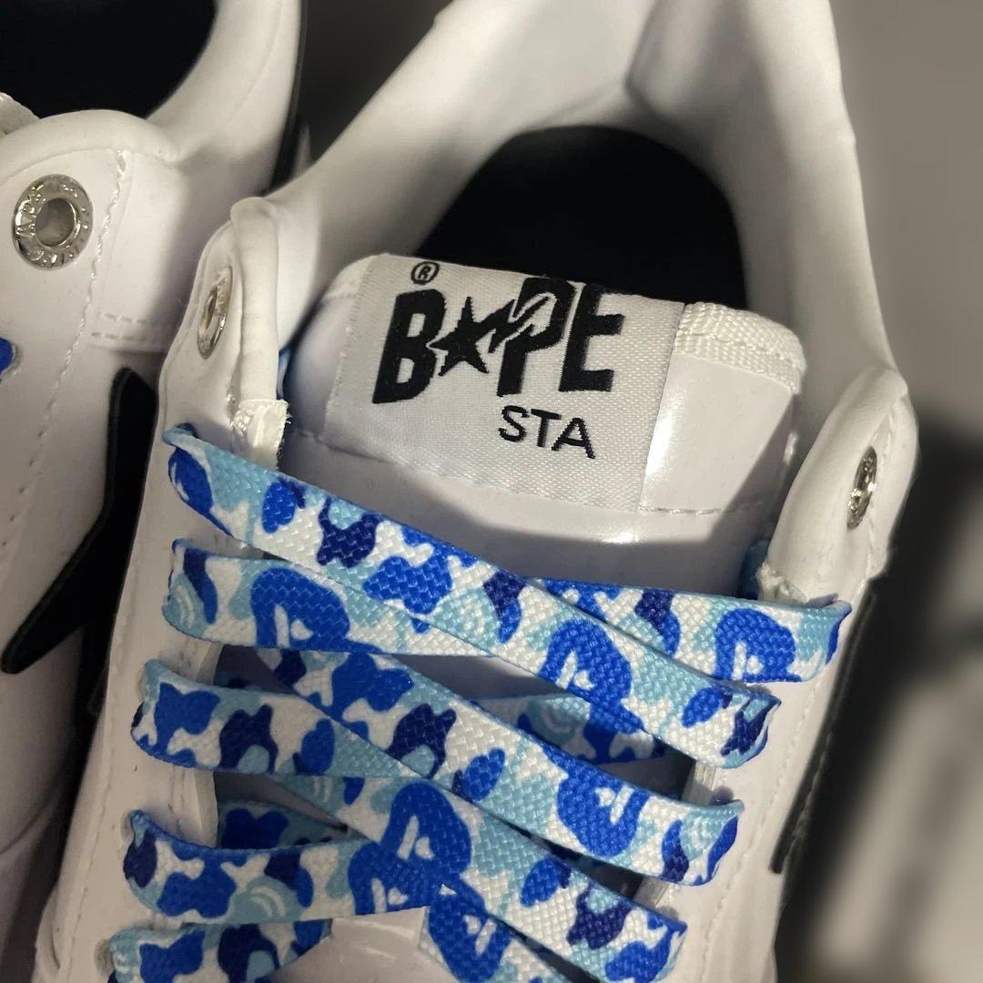 BAPE STA ホワイト/ブラック スニーカー