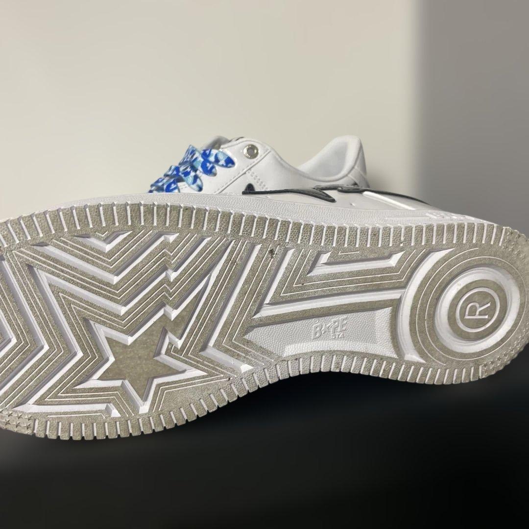 BAPE STA ホワイト/ブラック スニーカー