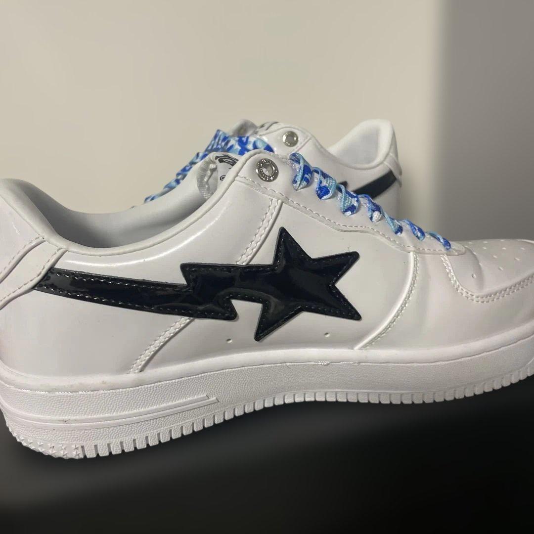 BAPE STA ホワイト/ブラック スニーカー