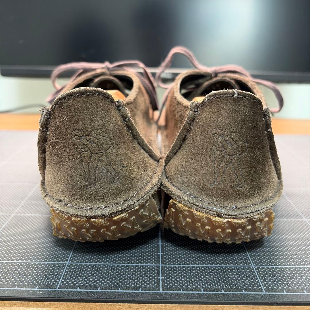 美品 クラークス ワラビー ナタリー スエード 茶色 8.5 26.5cm程度