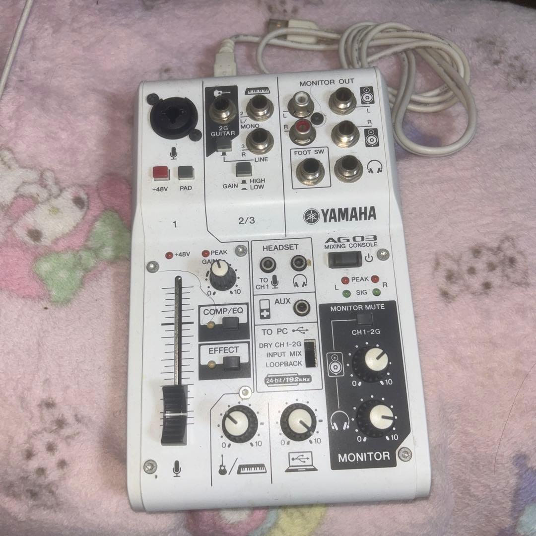 「期間限定!!」インターフェイスYAMAHA AG03 ミキサー ヤマハ | AG03 - ウェブキャスティングミキサー - 概要