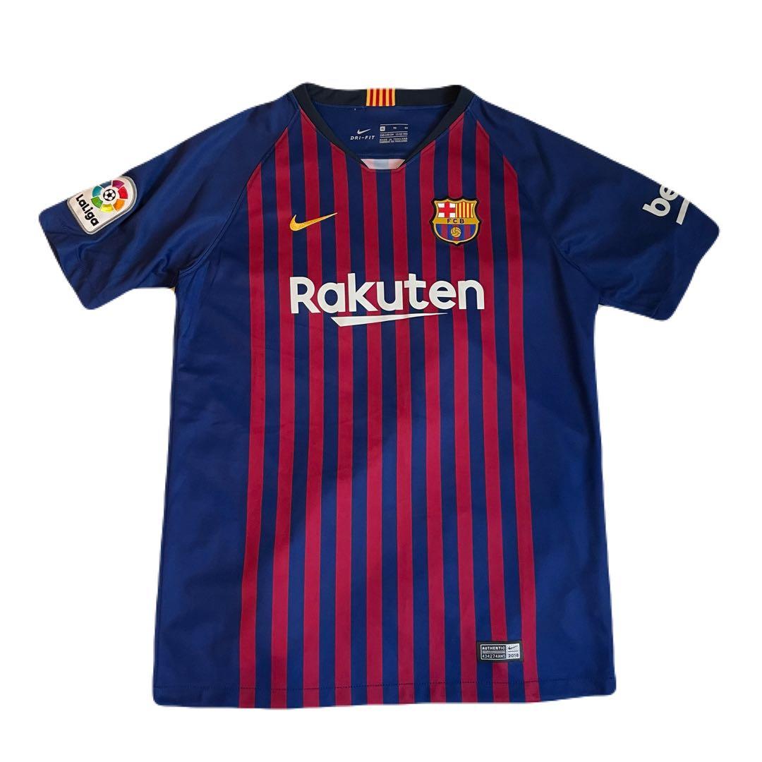 NIKE ユニフォーム ゲームシャツ MESSI メッシ Nike Dri Fit Lionel Messi Jersey Qatar Airways Authentic FCB LFP