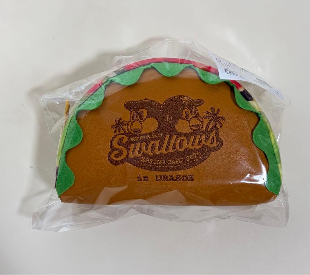 新品 つば九郎 タコス ポーチ ヤクルトスワローズ 2026 浦添 キャンプ
