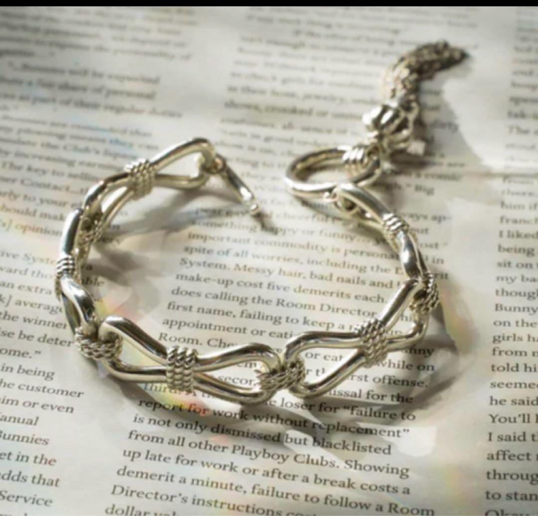 Santaku eight knot silver 925 bracelet - メルカリ