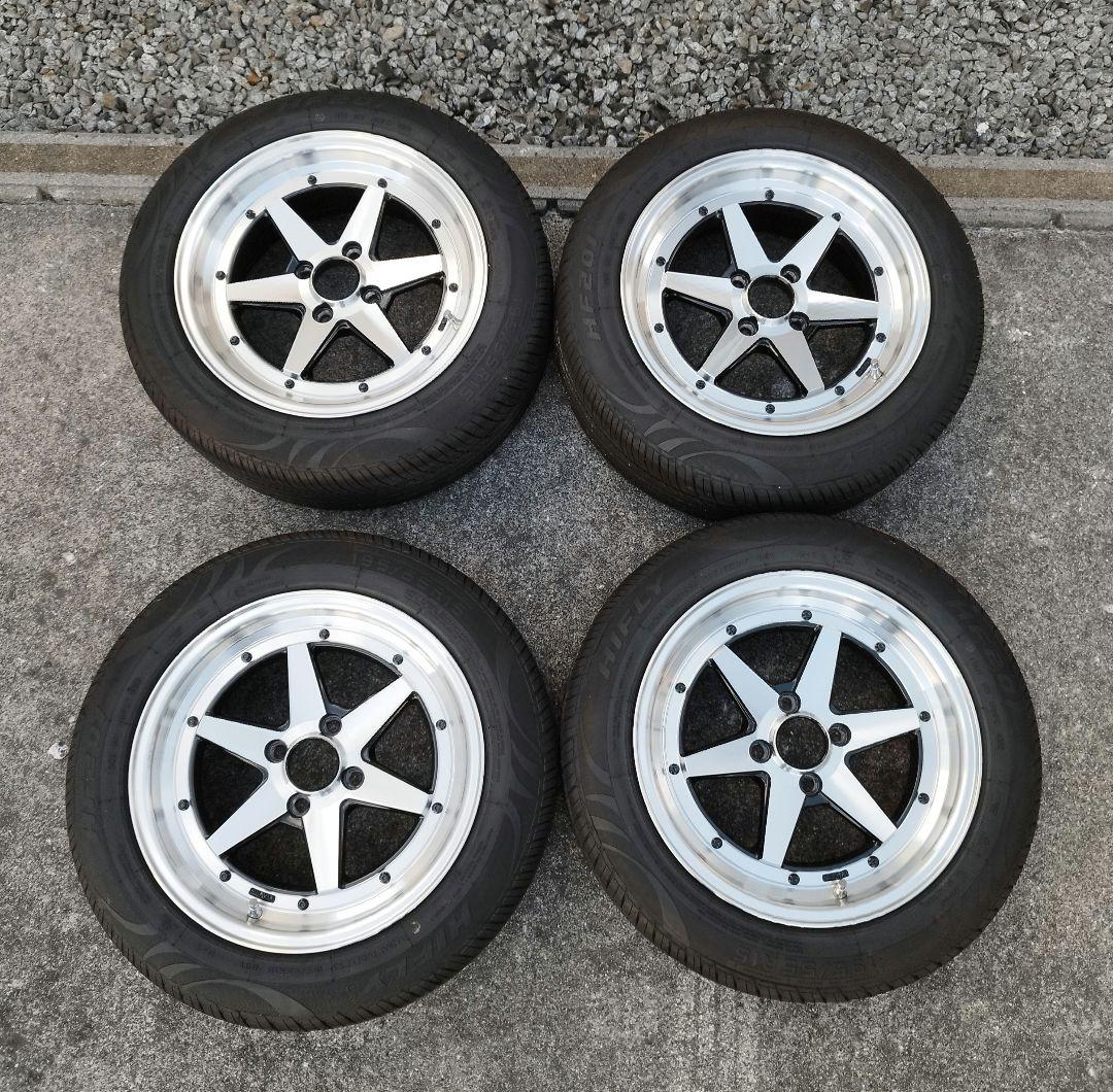 ロンシャン風ホイール 15×7J/+30/PCD100 - メルカリ