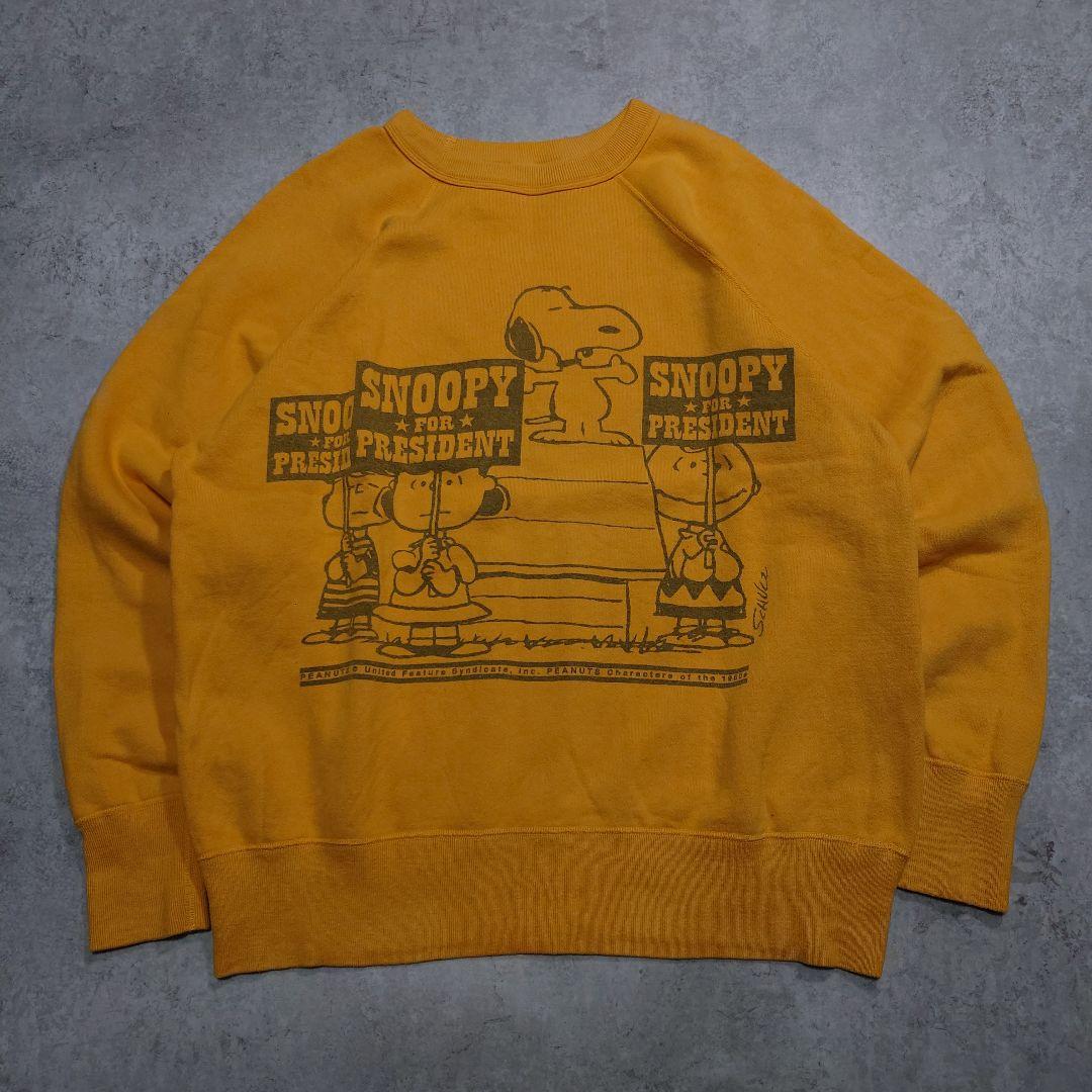 WAREHOUSE PEANUTS スヌーピー ラグランスウェット L - メルカリ