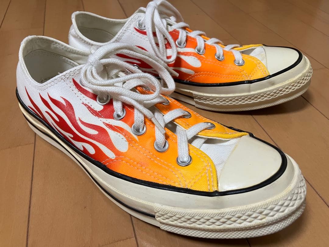 コンバース ct70 チャックテイラー OX フレイムス US7.5 26.0 コンバース チャックテイラー CT70 OX 27.0 黒 ブラック 27cmの通販