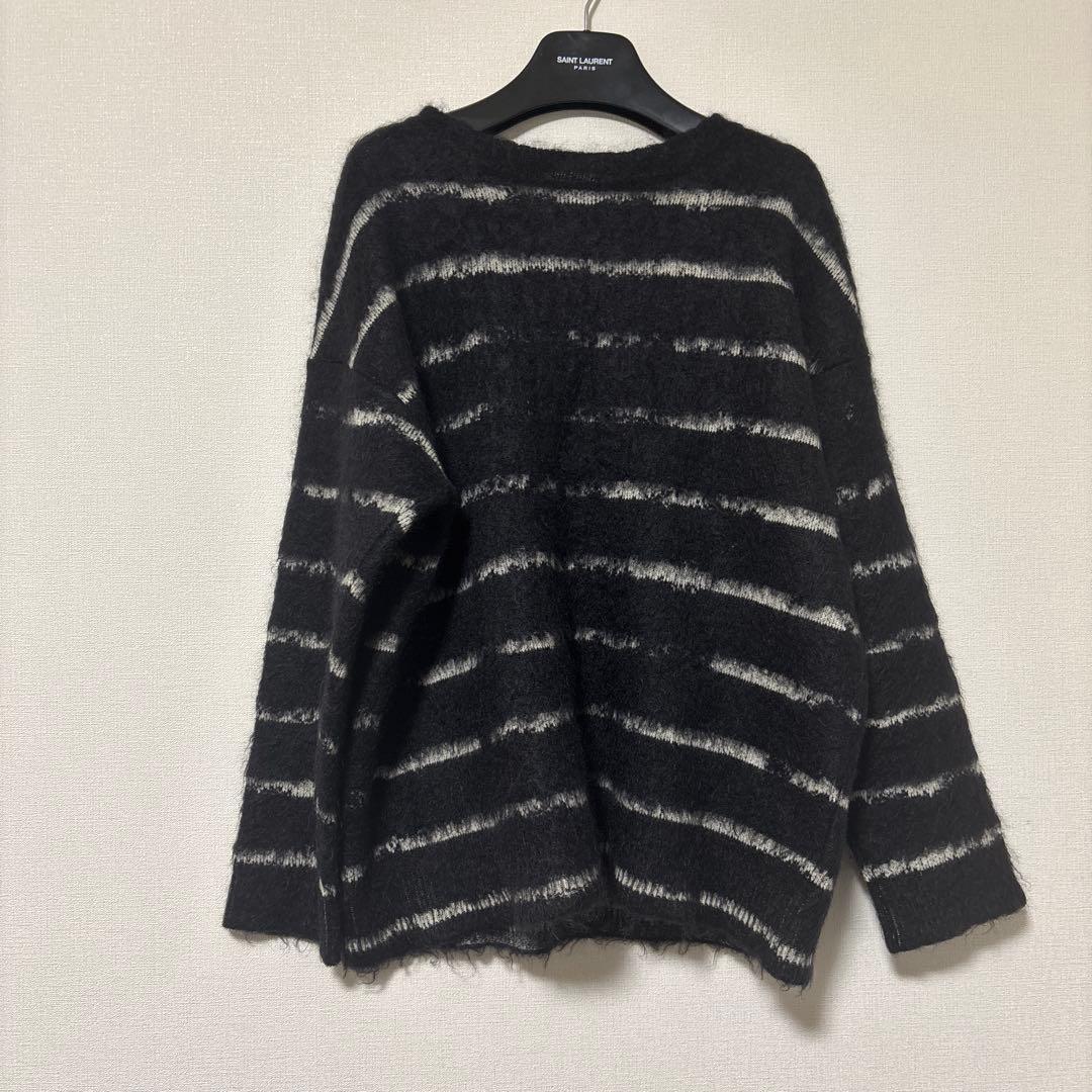 saint laurent ボーダー ニット - メルカリ