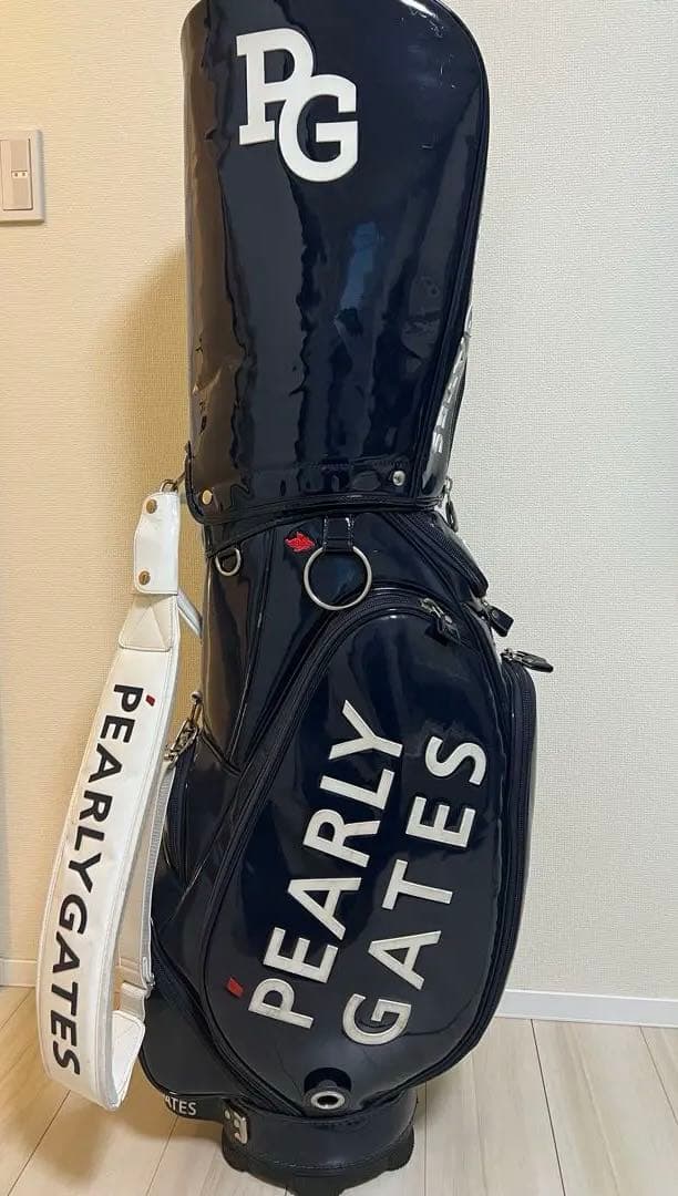 パーリーゲイツ　エナメルキャディバック 公式オンライン限定】THE CADDIE BAG エナメルキャディバッグ (46