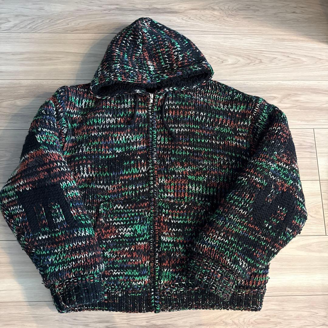 Faux Shearling Lined ZipUp HoodedSweater - メルカリ