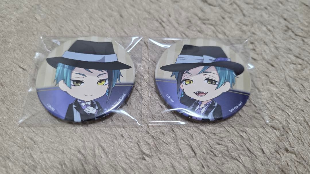 ツイステ ジェイド・リーチ フロイド・リーチ ねんどろいど 缶バッジ