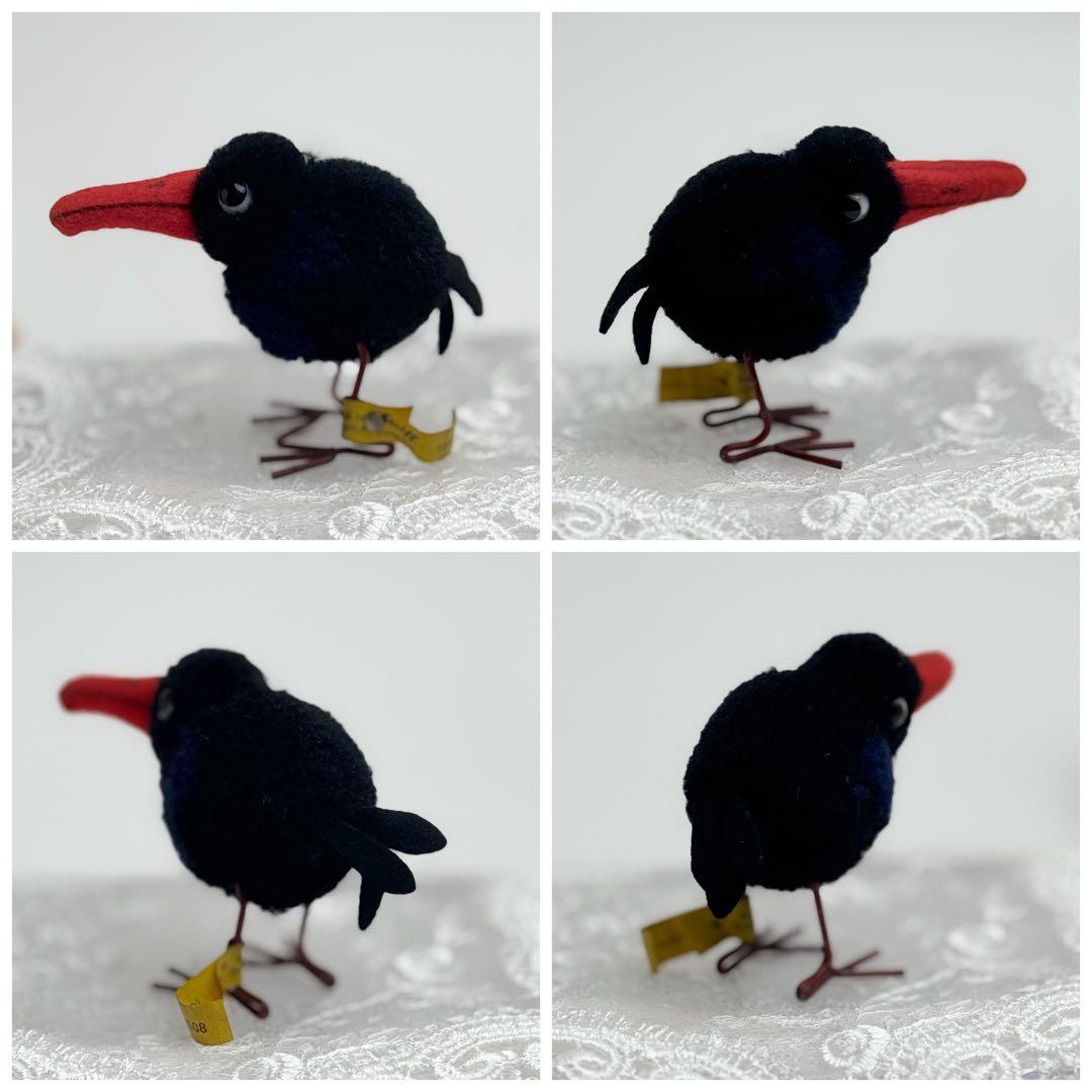シュタイフ☆Woolen Pigeon & Raven ID's完品☆鳩＆カラス - メルカリ