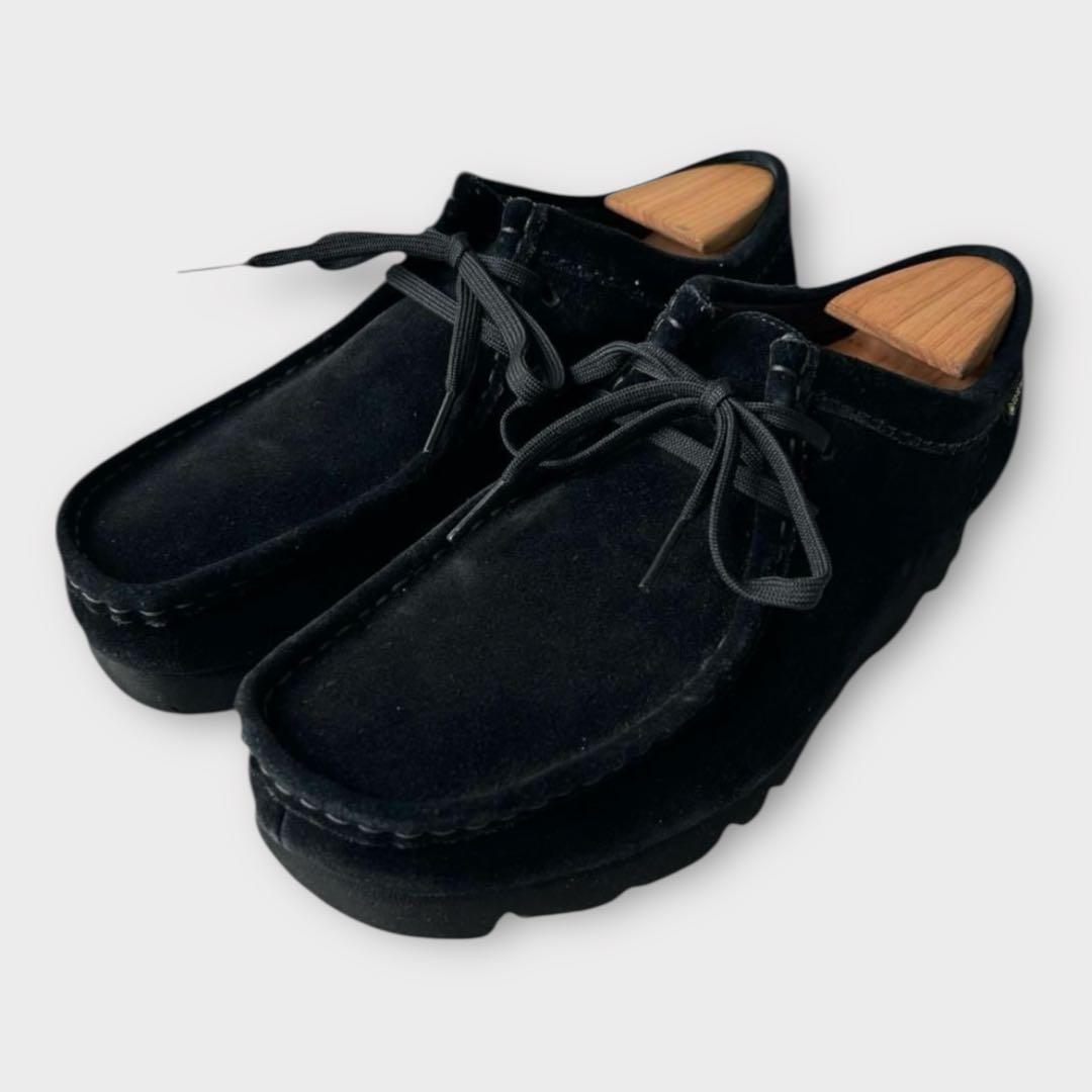 極美品　クラークス　ワラビー (26.5) ゴアテックス　スエード　ビブラム Clarks クラークス Wallabee GTX ワラビー ゴアテックス スウェード