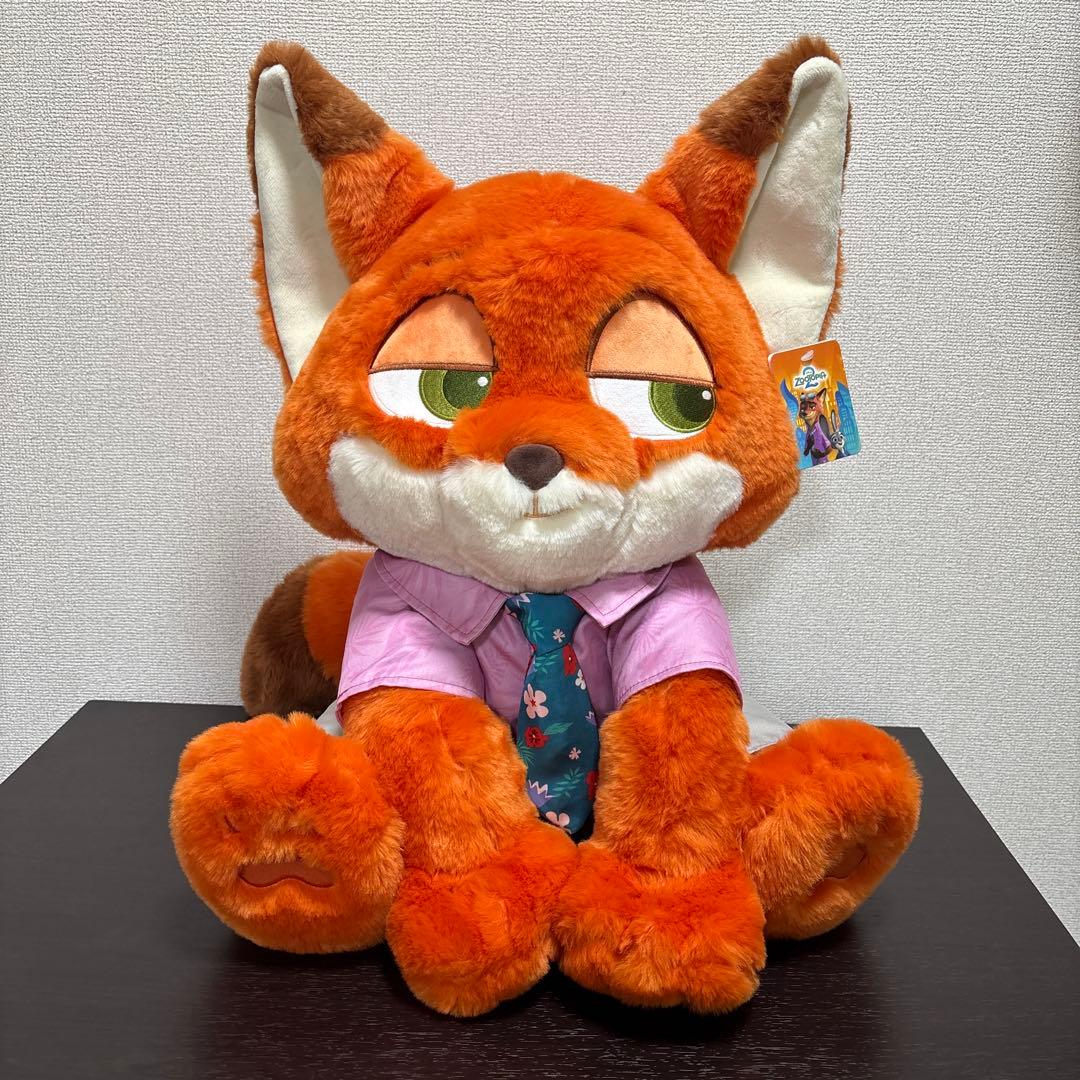 コストコ ディズニー ズートピア2 ニック・ワイルド ぬいぐるみ