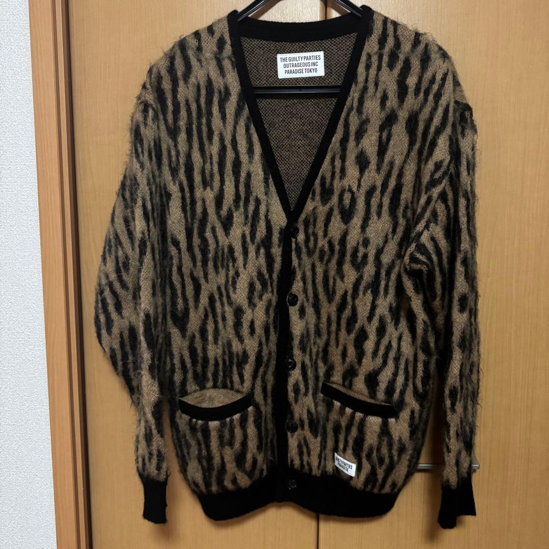 トップス 21AW LEOPARD MOHAIR CARDIGAN(TYPE2) 中古・古着通販】WACKO MARIA (ワコマリア) 21AW LEOPARD MOHAIR
