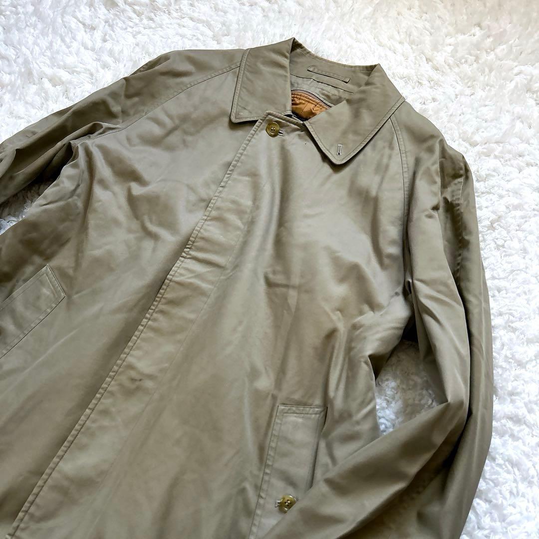 ケイ227様バーバリー ステンカラーコート カーキ ライナー ノバチェック XL