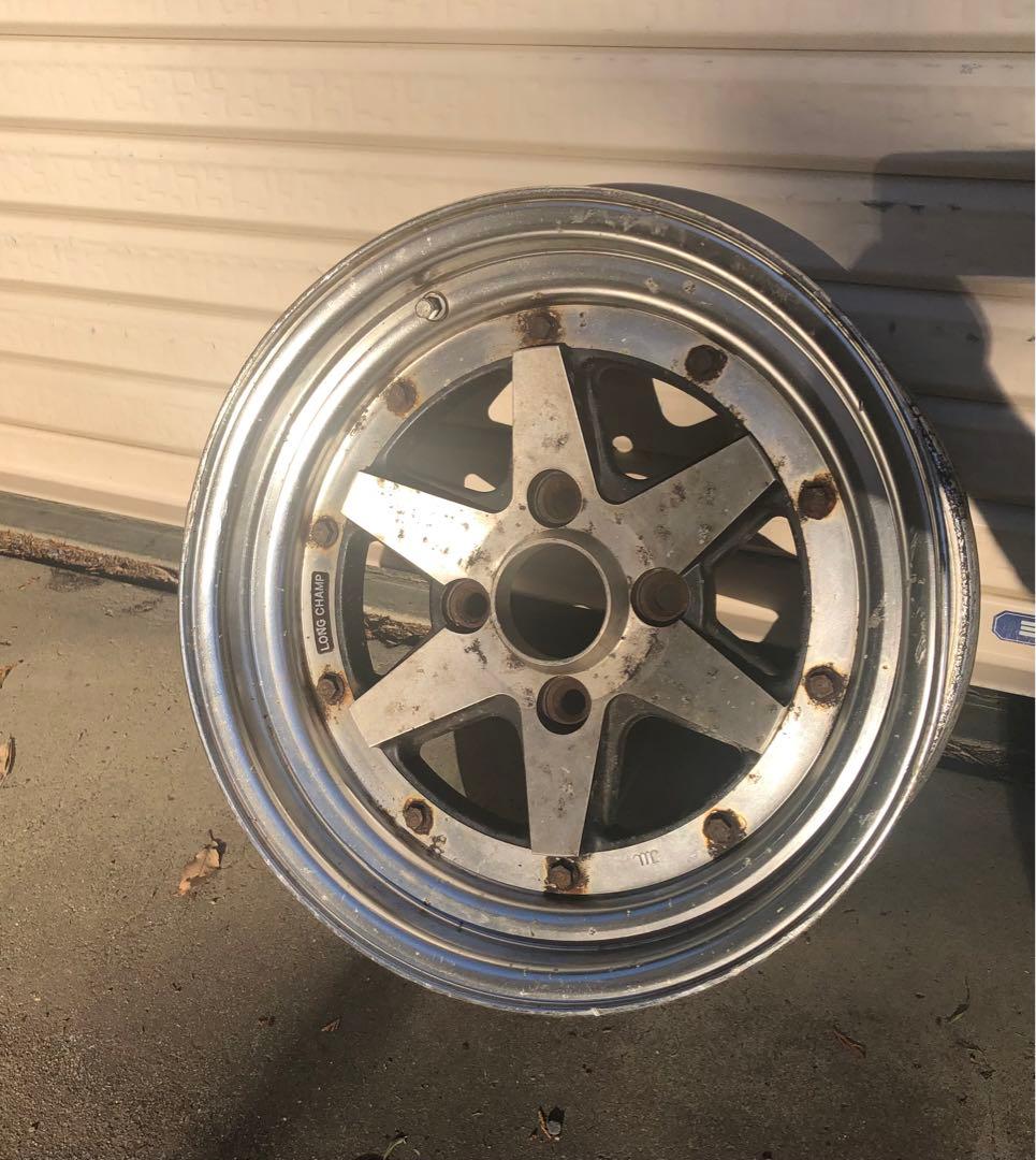 ロンシャン XR-4 15インチ 6.5J +6 深リム PCD114.3 4穴