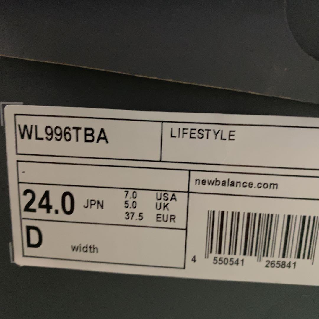 ニューバランス newbalane WL996TBA 24.0cm