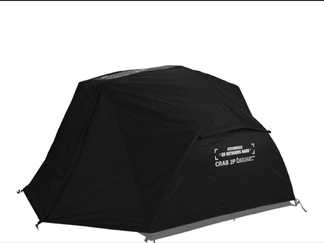 CAMVIL CRAB2P（ブラック） インナーテント＋レインフライセット美品