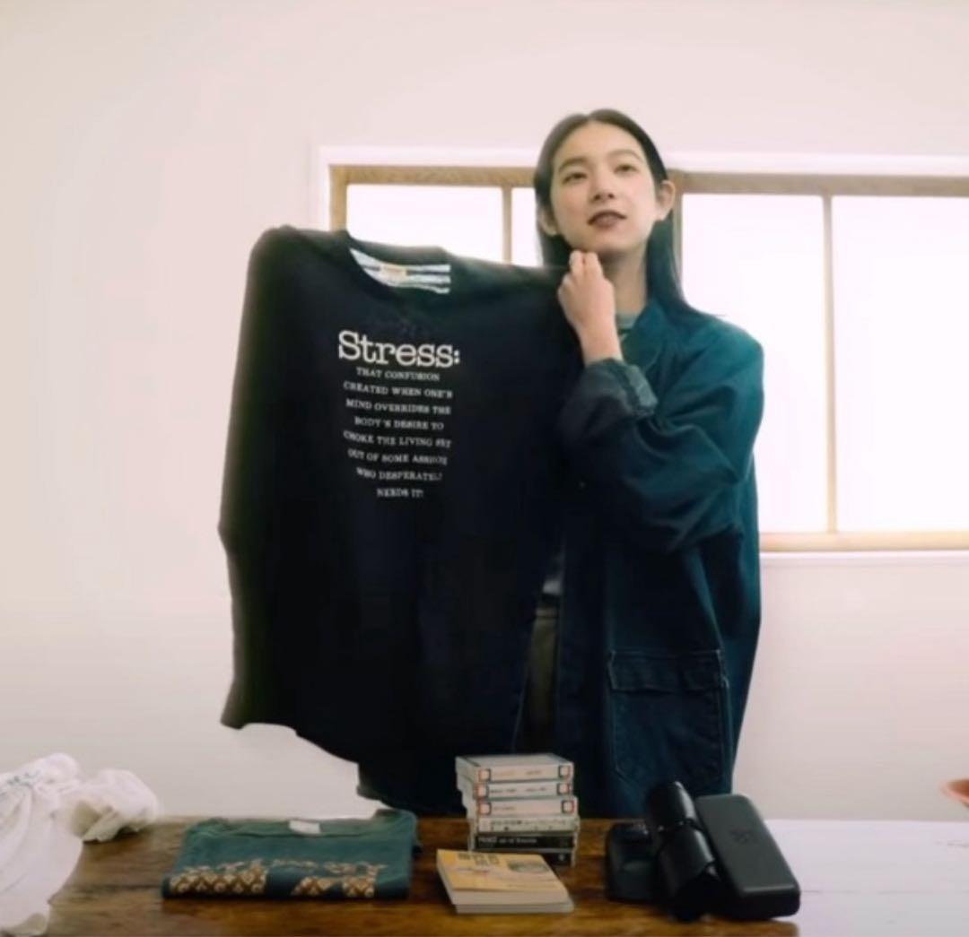 り*ょ様 希少 在原みゆ紀着用 90sヴィンテージ STRESS ストレス Tシ