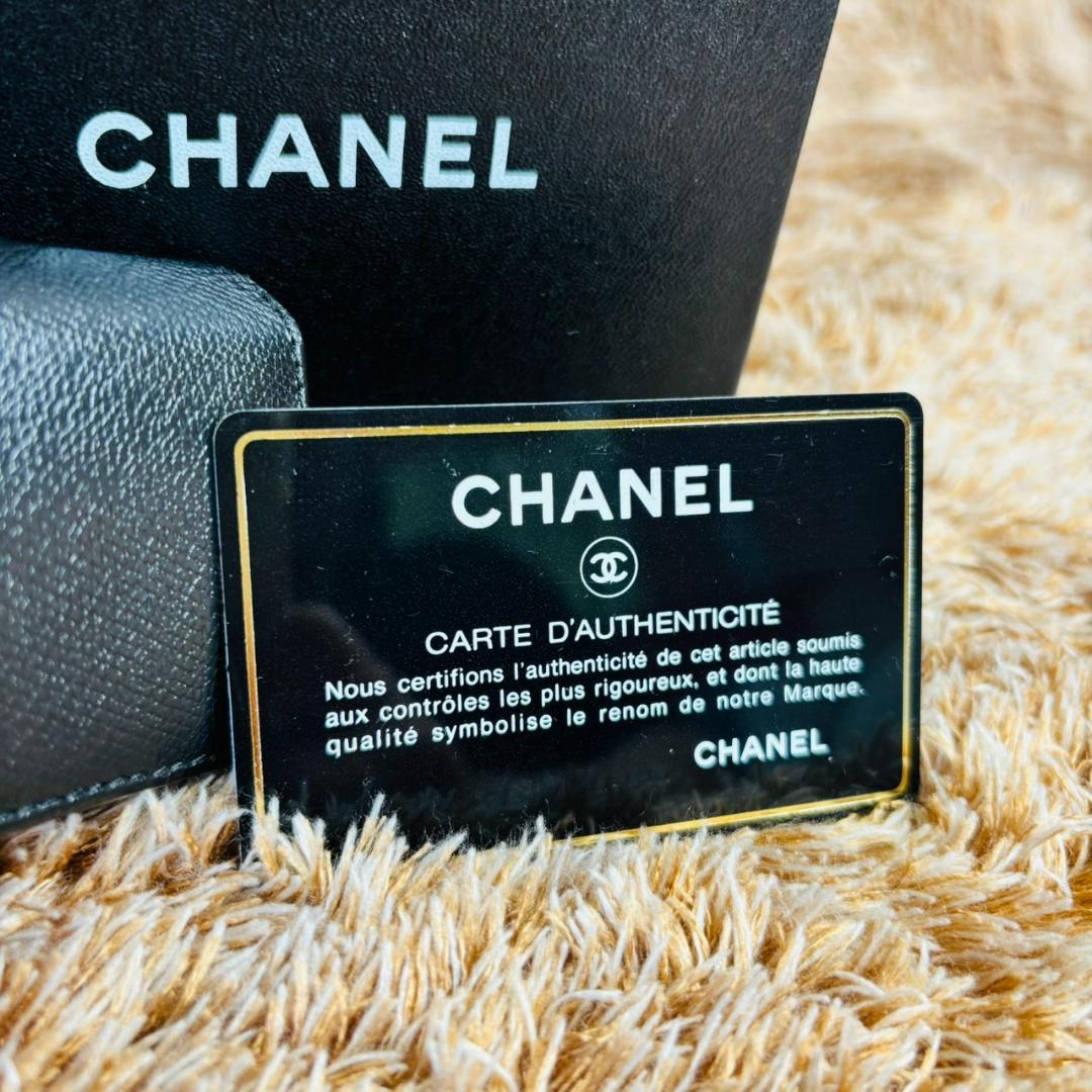 CHANEL 6連　キーケース ブラック　ココボタン　ココマーク　レザー
