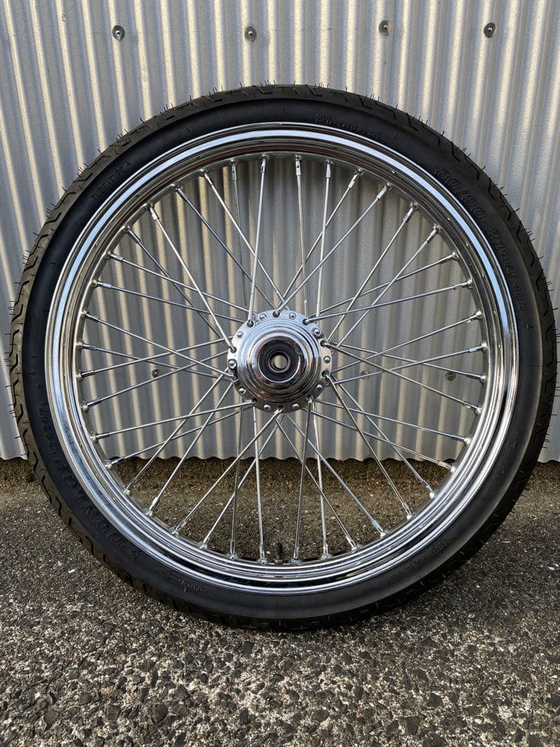 ハーレー 21インチ エボ？ ソフテイル ダイナ系 スポークホイール