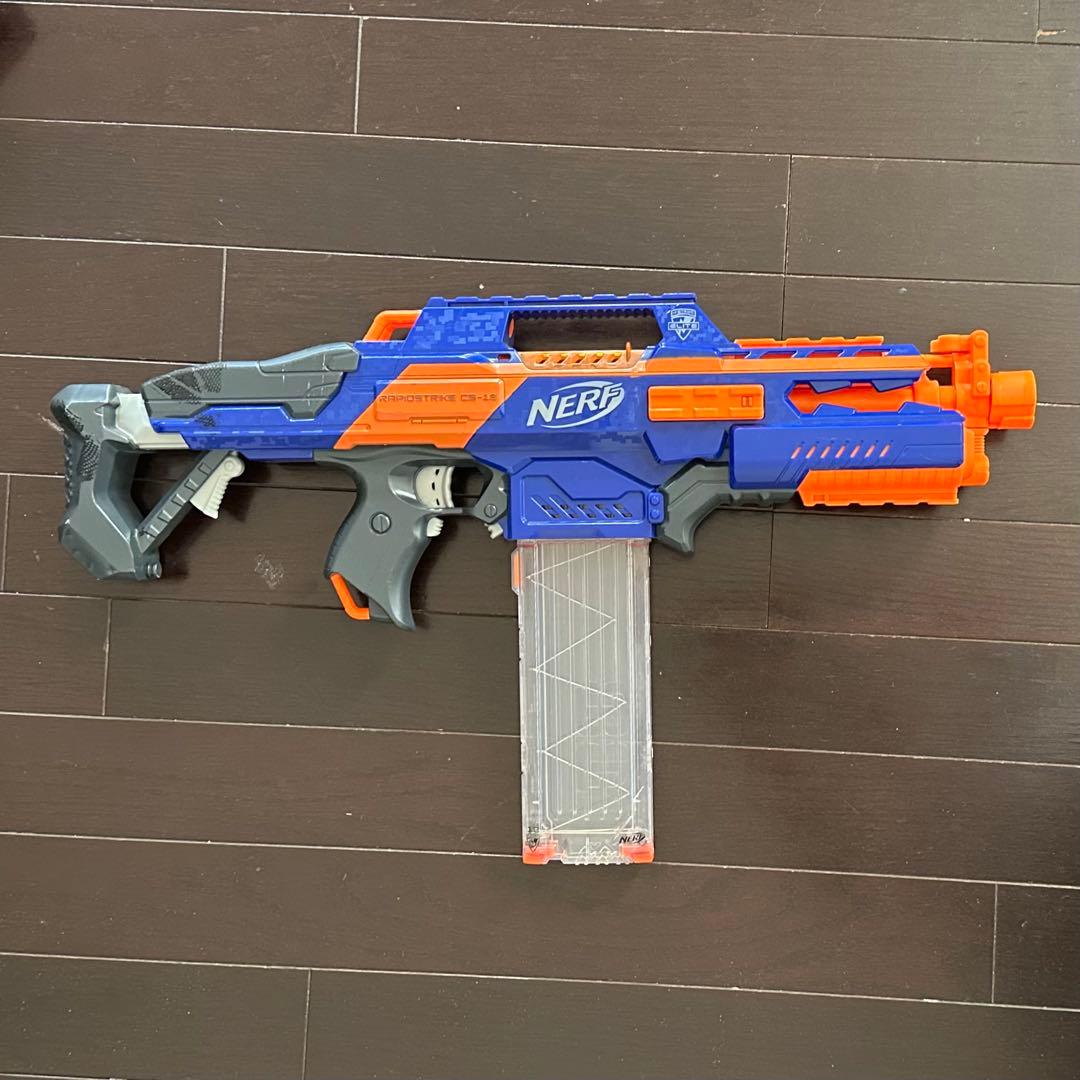 NERF RAPIDSTRIKE CS-18 ナーフ ラピッドストライク Nerf CS-18 N-Strike Elite Rapidstrike Blaster w/ 18 Dart Clip