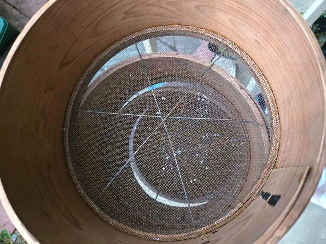 古民具 鉄製羽釜(蓋付き) ／ 和せいろ蒸し器 お餅つき用具