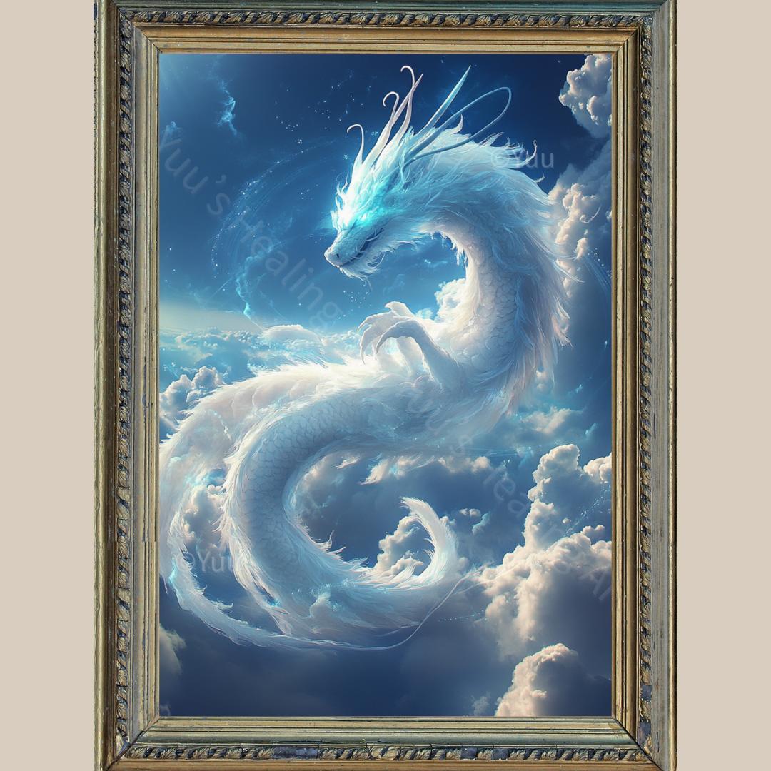 天を巡る神聖なる守護龍】白龍No.454｜奇跡を呼ぶ龍神開運ヒーリング