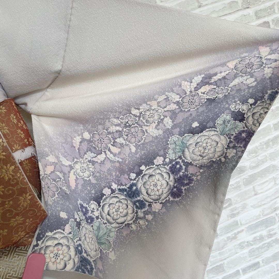 訪問着 フルセット 辻ヶ花 翠山 難あり 練習用 撮影用 154 着物 I8