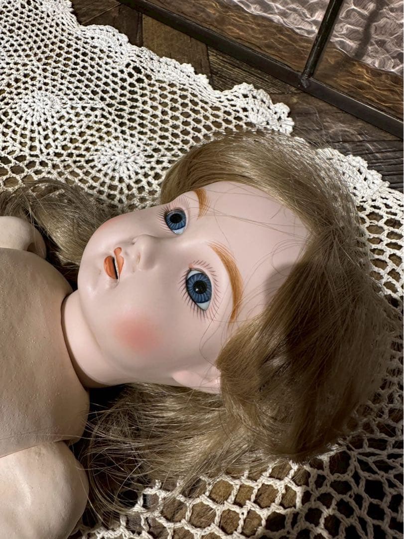 お*た様 ジュモー ビスクドール アンティーク インテリア 人形 陶器