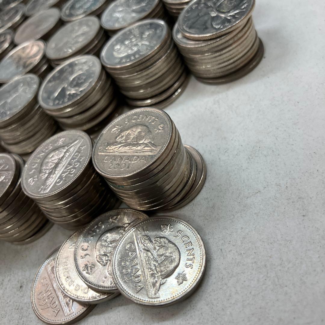 カナダ 25セント トナカイ ビーバー 5セント - メルカリ