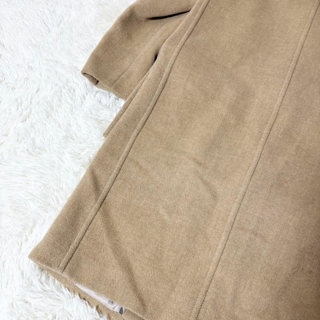 バーバリーロンドン フード付き ロングダッフルコート キャメル サイズ40