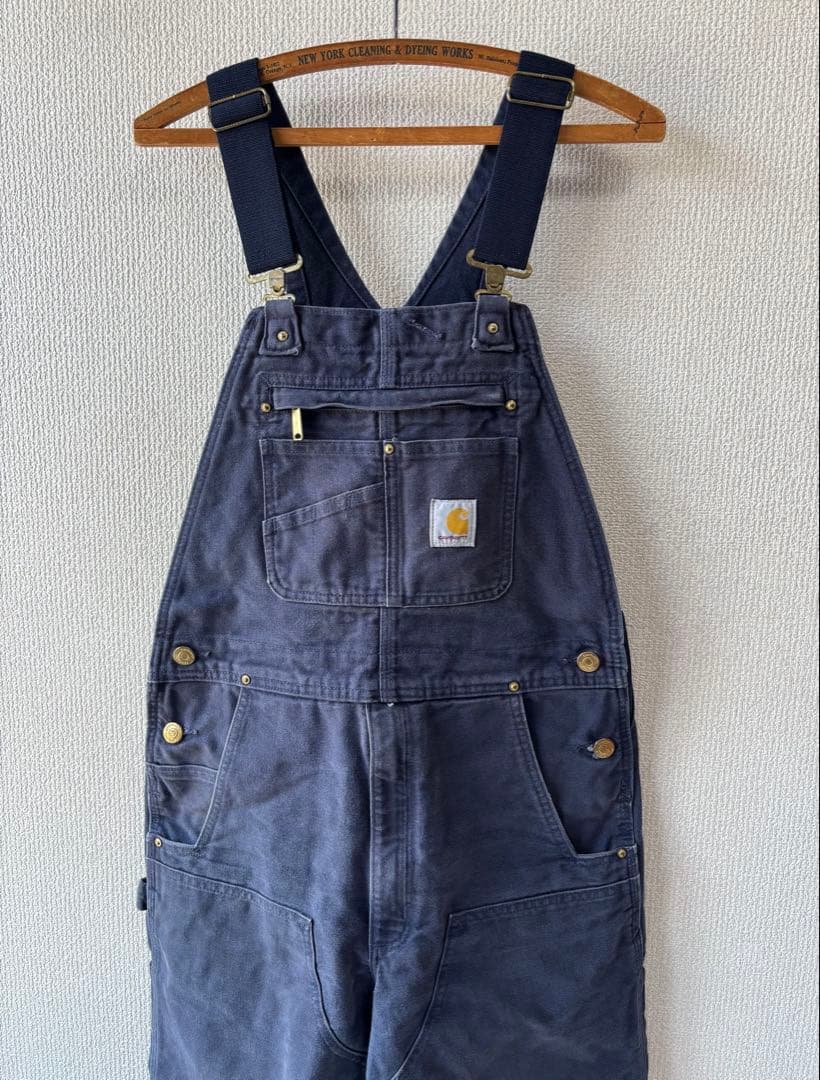 Carhartt ダック ダブルニー オーバーオール 32 カーハート ワーク 楽天市場】Carhartt カーハート オーバーオール レングス32 ダブルニー