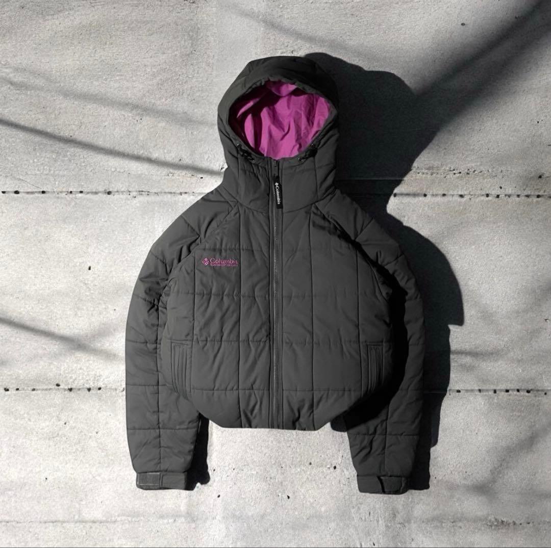 00s Columbia hooded puffer jacket 短丈 - メルカリ