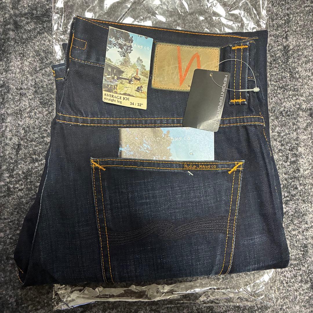 未使用タグ付！NUDIE JEANS AVERAGE JOE w34 - メルカリ