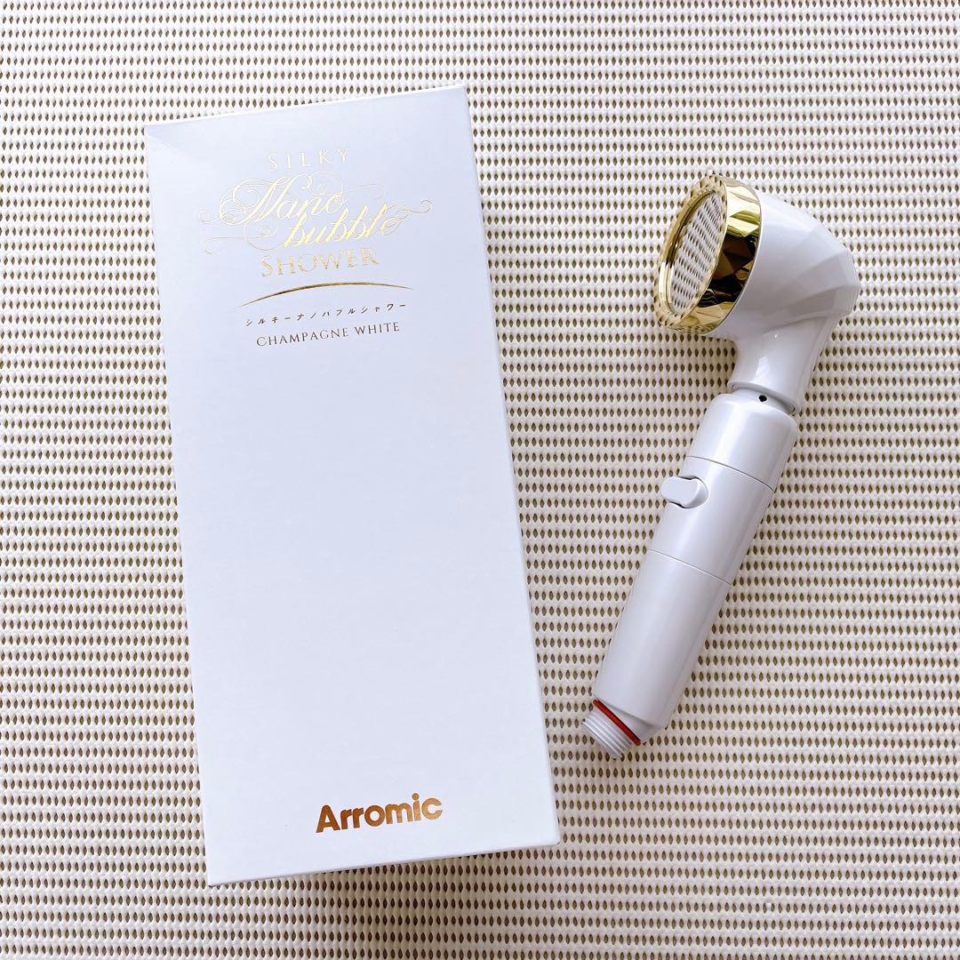 【匿名発送】アラミックシルキーナノバブルシャワー 過去にジャパネットタカタで販売 アラミック シャワーヘッド シルキーファインバブルシャワー