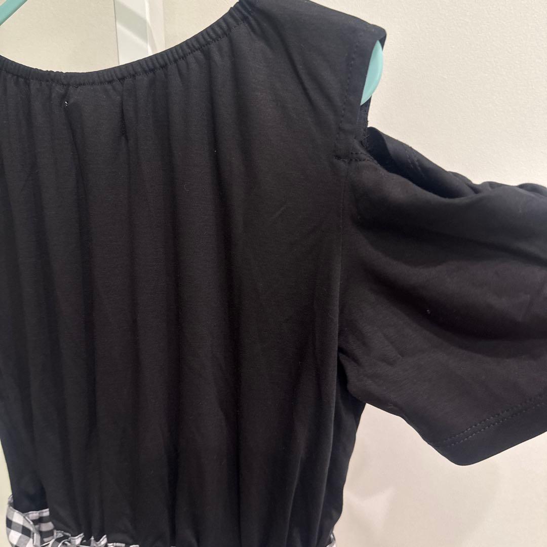 ケイトスペード　ギンガムドッキングチェック ワンピース 半袖　140 新品