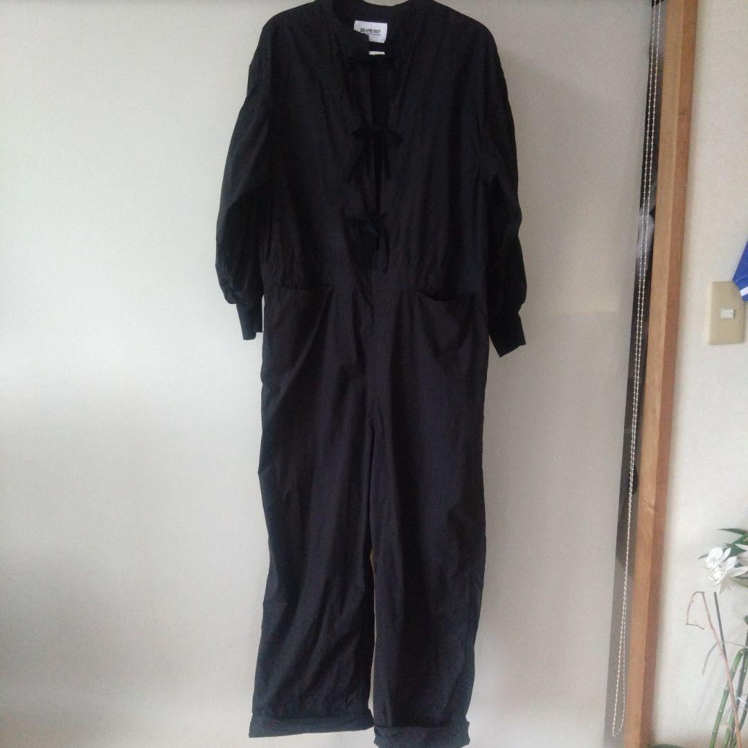 BEAMS黒いフロントリボンオールインワンつなぎタグ付き Ray BEAMS（レイビームス）の「Ray BEAMS / ネック リボン