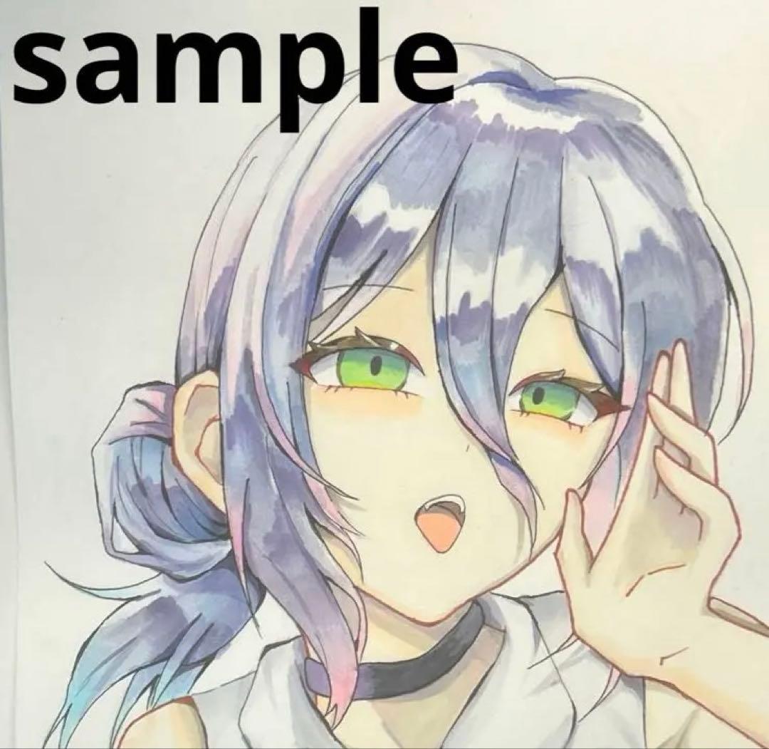 チェンソーマン手描きイラスト レゼ ファンアート - メルカリ