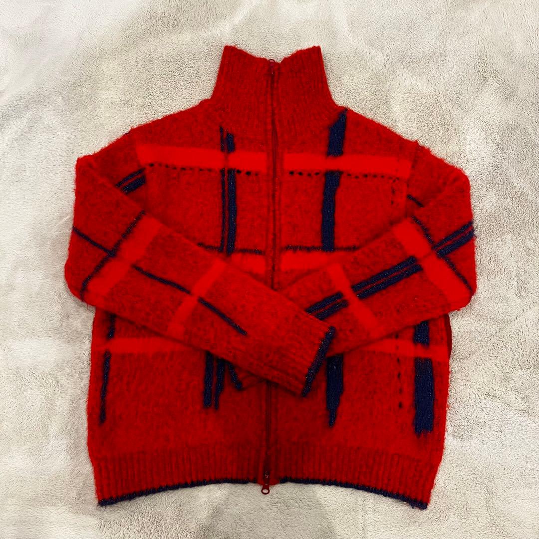 PAMM 透明な空気のチェックジップニット size2 - メルカリ